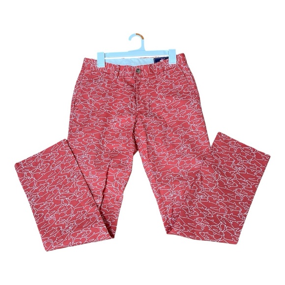 Vineyard Vines Other - Vineyard Vines Men Slimfit Breaker Pants Tuna Outlet- Jetty Red 30x32
